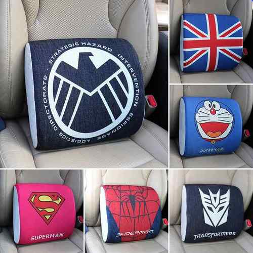 S8H靠垫办公室腰靠记忆棉汽车座椅靠背腰垫护腰靠枕抱枕车用