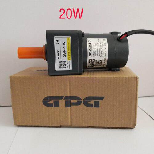 GDM-05SC/2GN-50k/台邦12V/24V/20W/25W/直流电机/减速马达/有刷
