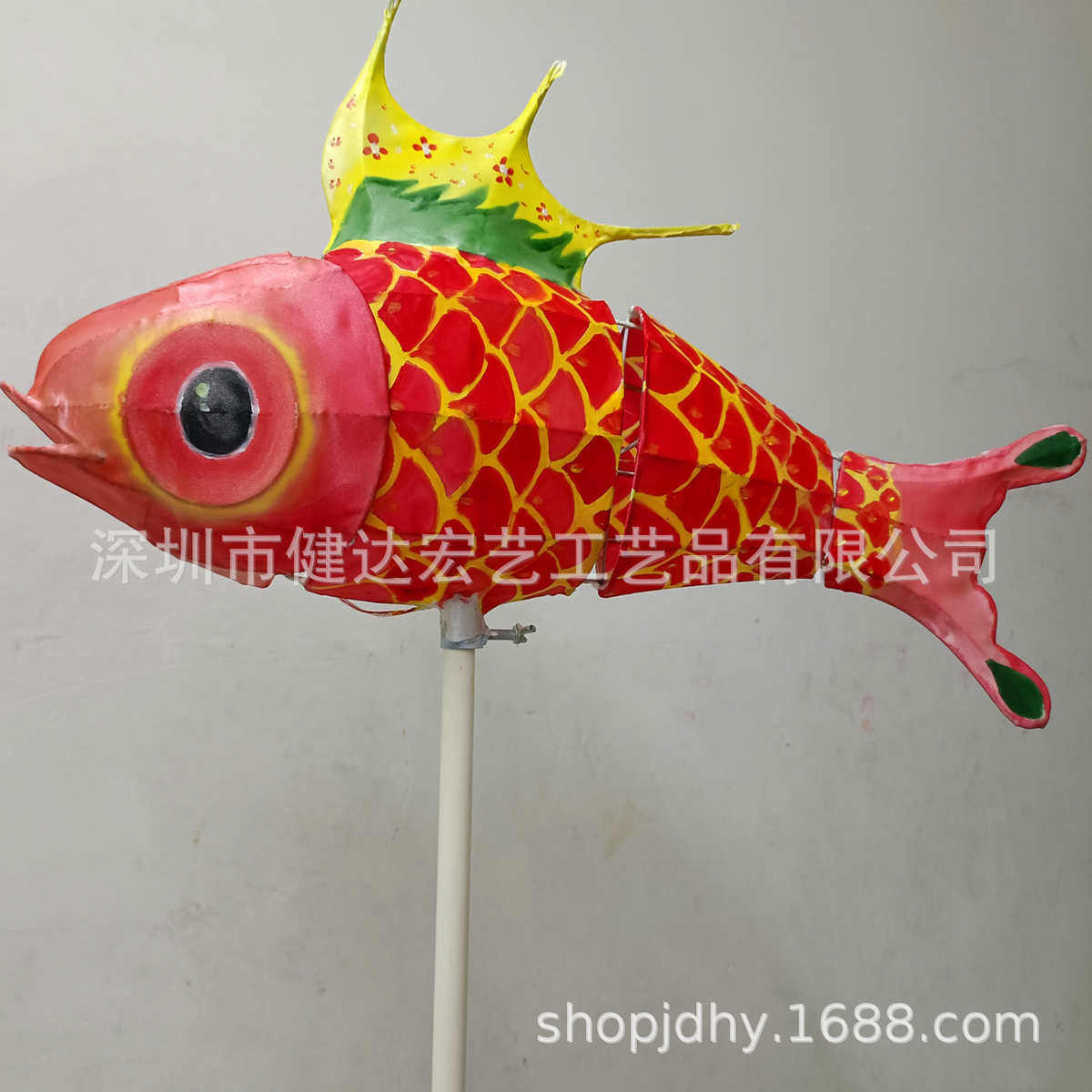 鱼花灯网红鱼节日装饰中秋节花灯宫灯鲤鱼灯公园装饰餐厅挂件