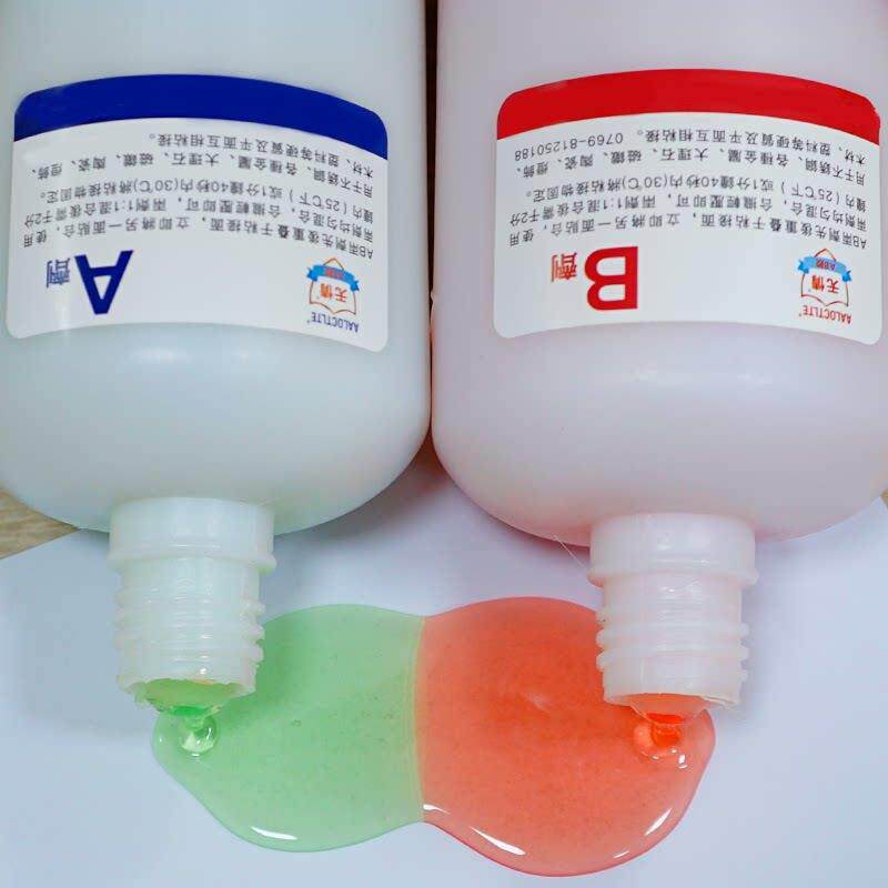 青红丙烯酸酯AB胶环快干 干粘不锈钢铝铁金属木头石头玻璃强力AB