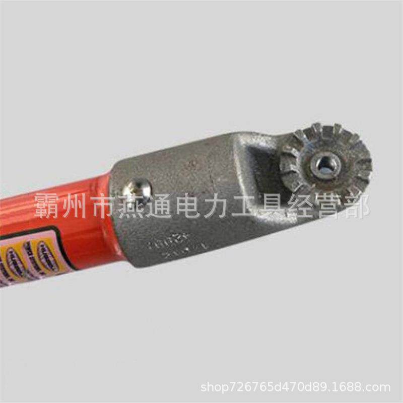 ZF010517绝缘梅花头操作杆2.5米梅花头高压拼接棒多用途梅花杆
