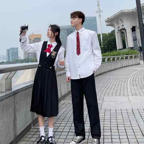 高档国庆节爱国红歌大合唱团演出服朗装初中小高学诵比赛服运动会