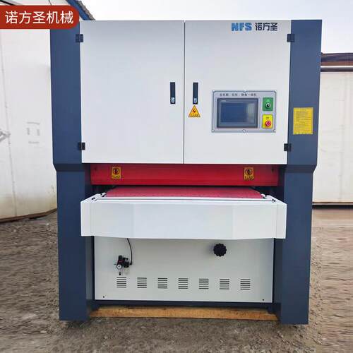 钣金厂激光切割件打磨抛光机不锈钢制品厂金属表面处理拉丝砂光机