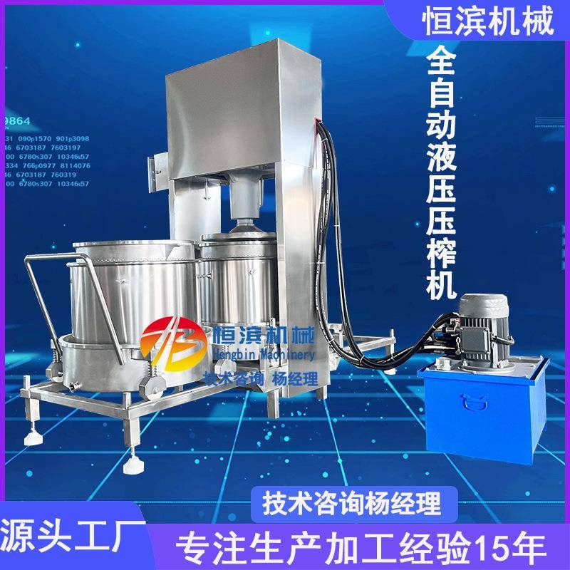 浸泡杨梅果酒过滤压榨机发酵黑豆黄豆酱油醪糟液压压滤机