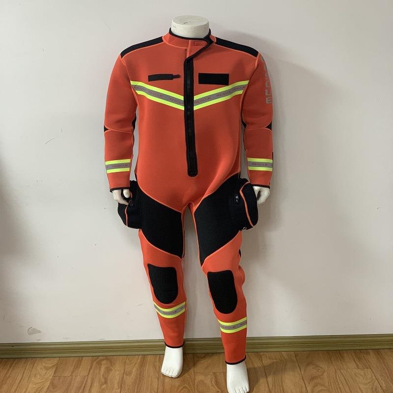 水域湿式救援服湿式水域救援服氯丁橡胶连体救援服安航工厂直销