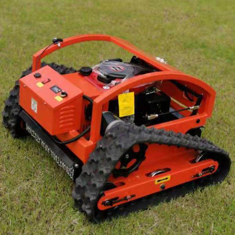 能果草园15029割草除草机堤智坝坡草地杂草小型遥控锂电汽油斜割