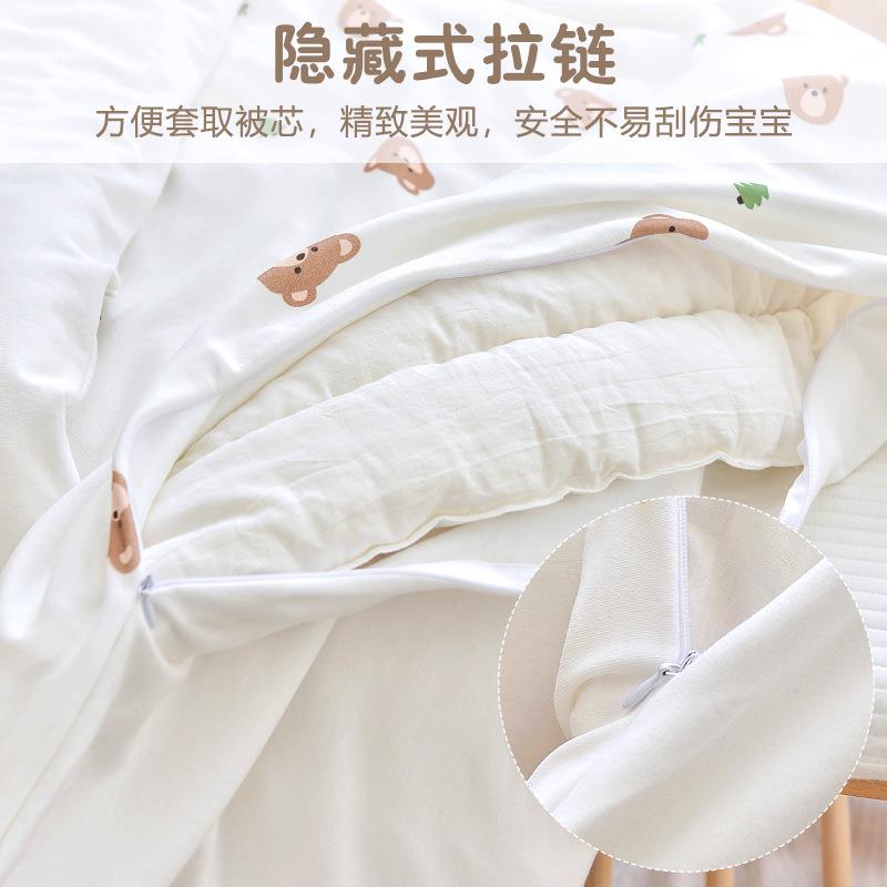 新生幼儿纯棉织棉卡通76483233印花被套婴儿四季款卡通被儿针套园