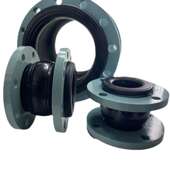 尚芮碳钢橡胶软连接法兰软连接加长200mmDN80一个价DN80一个价