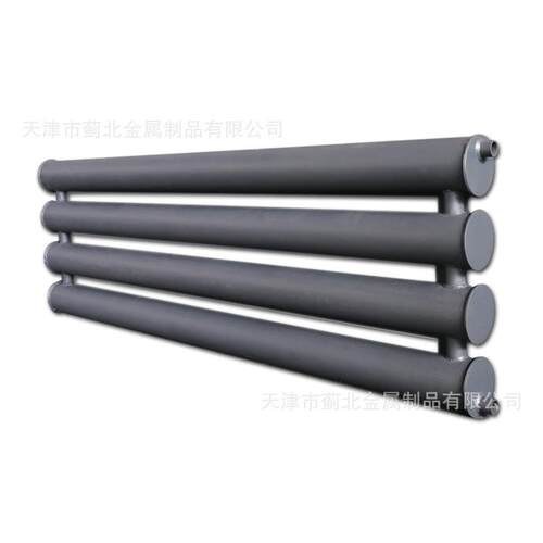 蓟北B型热水光排管散热器提供光面管报价工业风散热器