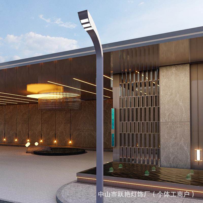 户外市电路灯LED超亮防水现代照明灯厂区学校工业园高杆灯庭院灯