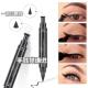 跨境外贸眼线笔防水防汗持久新手欧美妆双头二合一印章速干不晕染