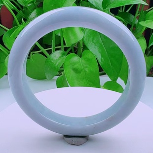 64.87g 水润冰紫罗兰满紫满色正圈手镯 59圈口 天然真品翡翠玉镯