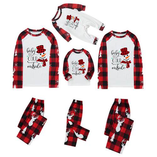 Family printed home clothes, pajamas