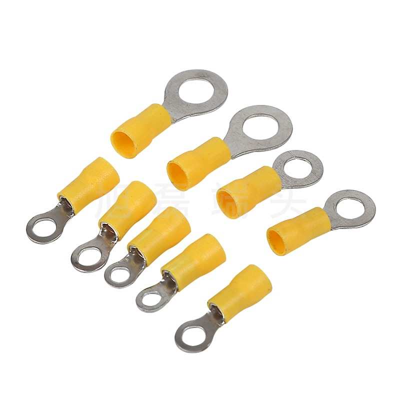 耳绝缘8铜线 圆形端头 压预端子压线.冷rv预5-绝缘rv5鼻子冷