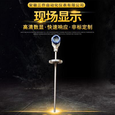 一体化现场显示温度传感器热电阻PT100隔爆型SBWZ-2480