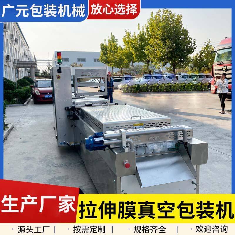 榴莲肉拉伸膜真空包装机冻芒果拉伸膜包装机芒果冰棒真空封口机
