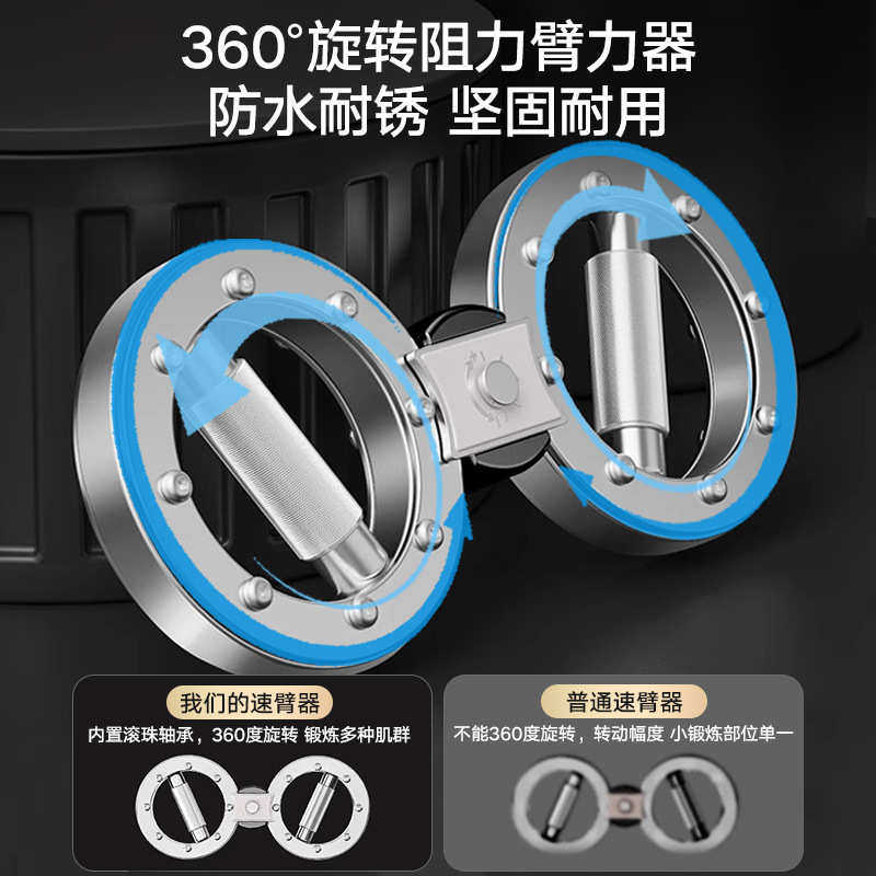 厂家直销可调节阻力12磅腕力格斗器速健身器材家用拳击外贸臂训练