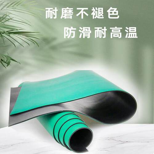 新款直销防静电台垫胶皮静电皮维修橡胶板桌垫隔热垫橡胶垫生产线