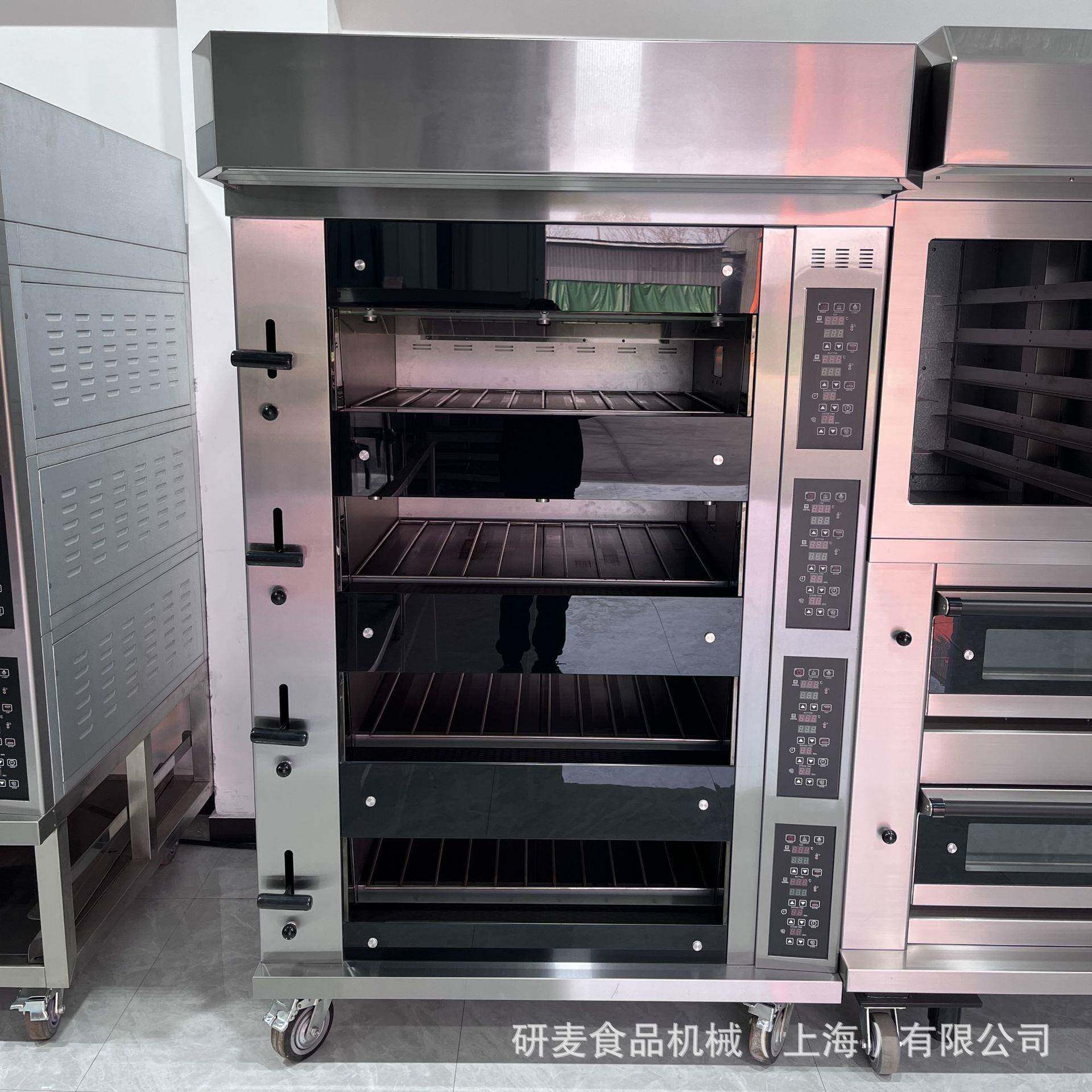 电烤箱欧款四层八盘大容量多功能烤炉三层九盘披萨蛋糕店商用烤箱