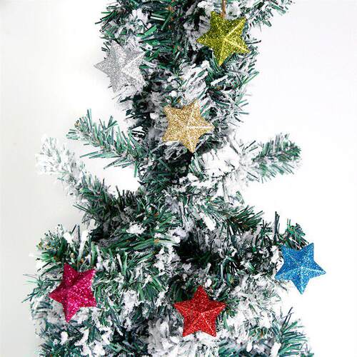 2025 Xmas Star: Glitter Gold 3D, Tree Ornament