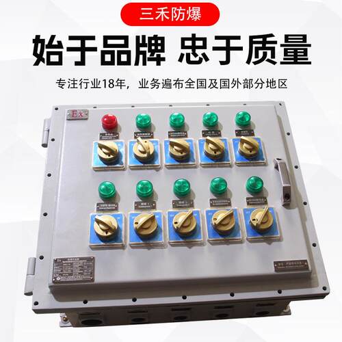 三禾壁挂式防爆回X控制BXK51-系箱标路配电箱BK51-非63A