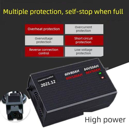 改装汽车电动摩托车大功率电动车充电器84V50Ah120V20Ah72V96V60V