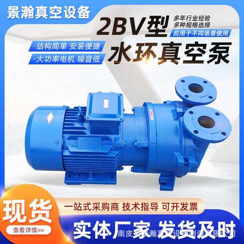 新款直销2BV型水环式真空泵供应铸铁不锈钢液环式真空泵直连式真