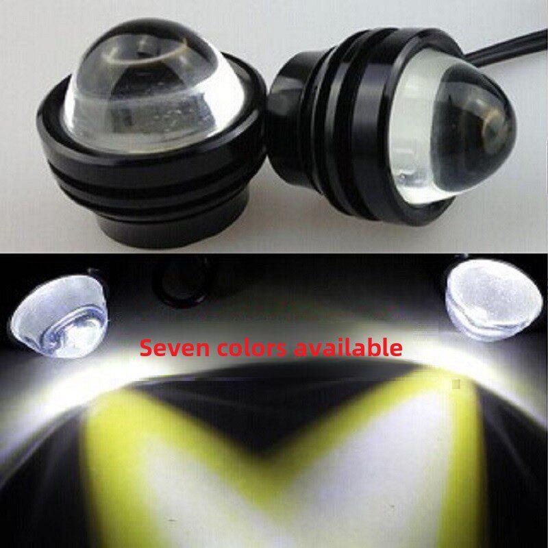 12V24VLED鹰眼灯大功率鱼眼灯15W聚光汽车LED反击灯日行灯装饰灯
