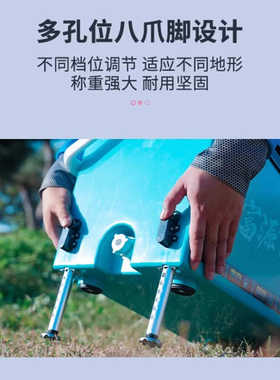 富源百川2023新款钓箱全套钓鱼小鱼箱可坐29升台钓超轻多功能钩箱