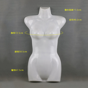 服装店模特道具半身模特架人体模型假人展示架内衣内裤挂板衣架