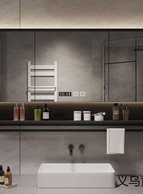 浴智能镜柜挂墙式卫生间间镜子OBX带置物架防水室储物洗手梳妆镜