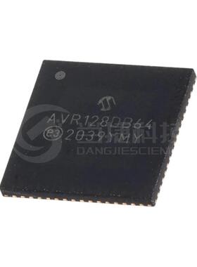 AVR128DB64-I/MR全新原装 8/16/32微控制器芯片 QFN-64