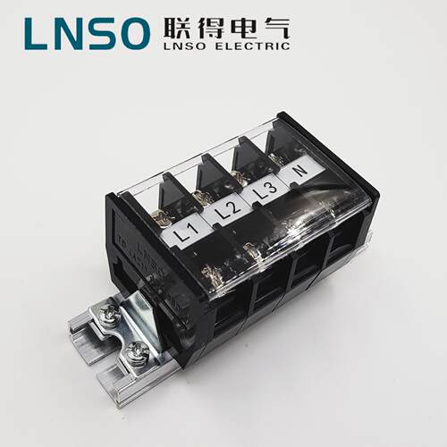 联得 电机接线端子板TD-3004 30A4P 端子排控制箱接线 可印字