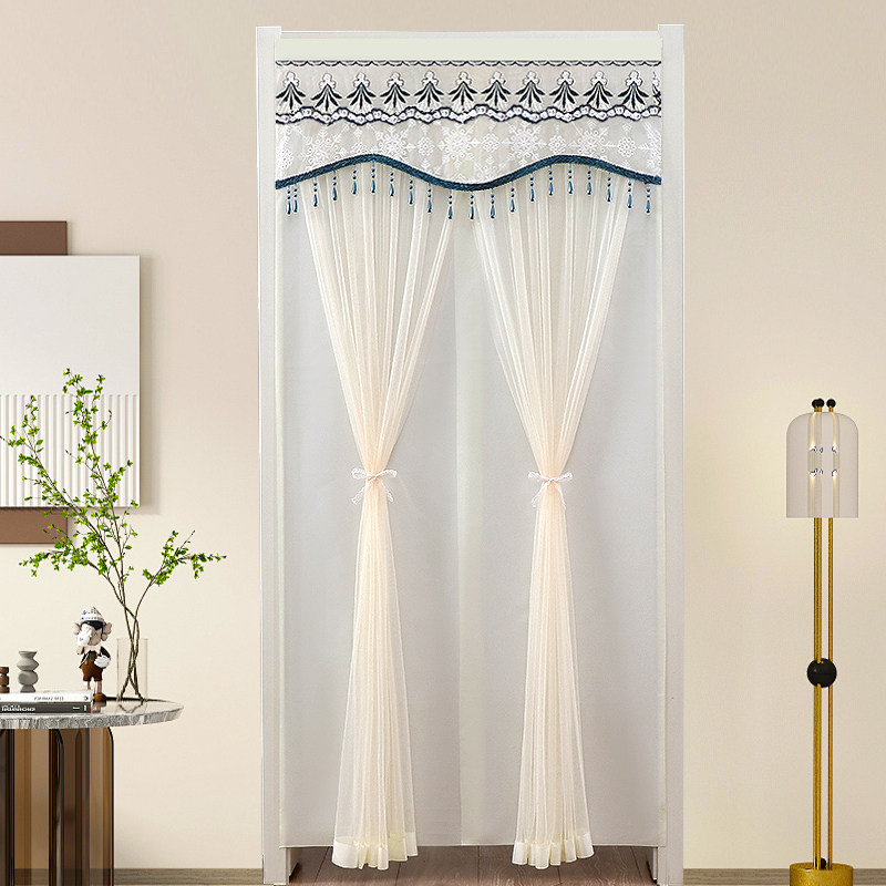 四季通用免打孔魔术贴蕾丝纱帘遮光防尘高颜值透光不透人家居门帘,居家布艺,成品窗帘,淘宝优惠券,粉丝福利购,淘宝优惠卷