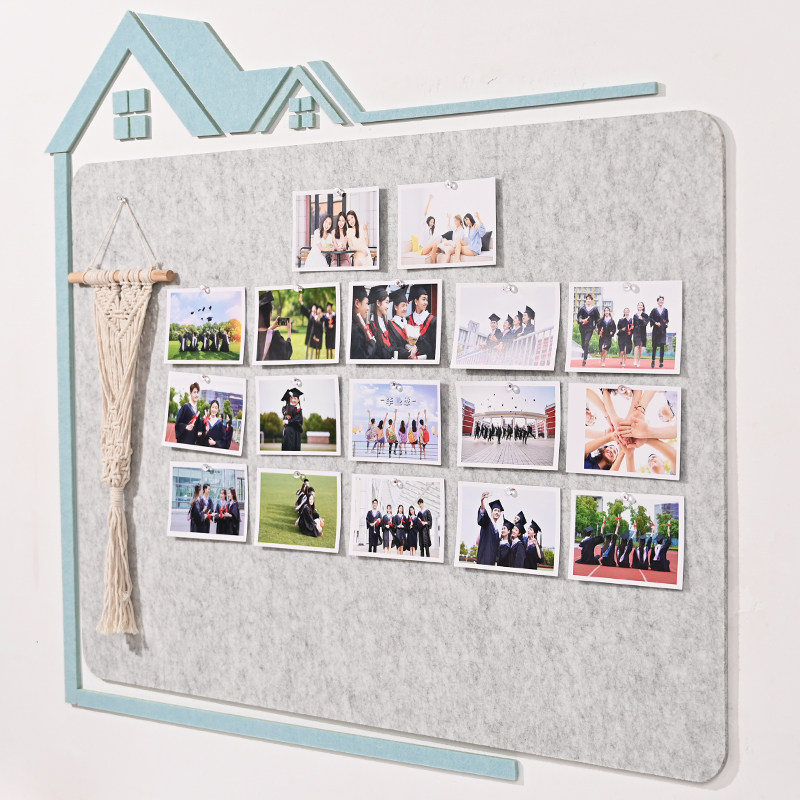 不伤墙毛毡板墙贴免打孔照片墙相框组合留言板公告栏儿童作品展示,文具电教/文化用品/商务用品,软木板/照片板/毛毡板,淘宝优惠券,粉丝福利购,淘宝优惠卷