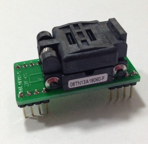 DIL8/QFN8-5 ZIF-CS 欧洲ELNEC烧录器专用烧录座 QFN8 MLF8