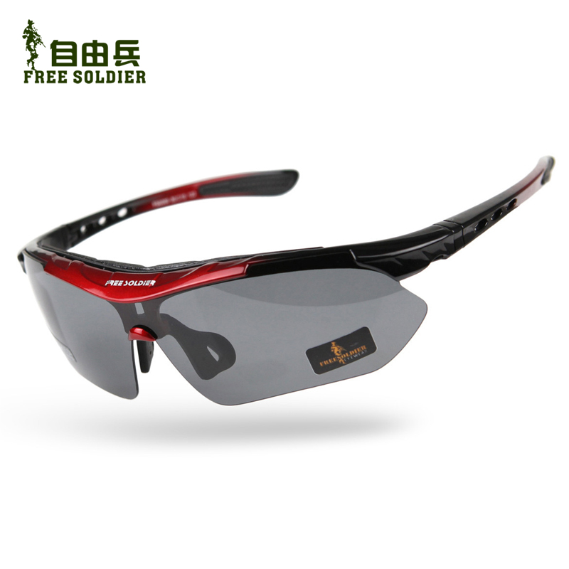 Lunettes de soleil sport neutre FREE SOLDIER - Objectif de PC - Ref 1225268 Image 1