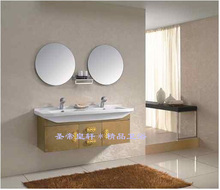美式 欧式 橡木实木卫浴柜洗脸盆柜洗手盆柜组合BH316 橡木浴室柜