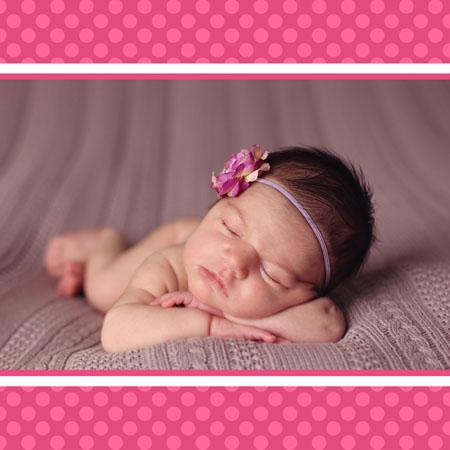 NO.051 MCP Birth Announcement Card 幼儿漂亮的布局卡片模板