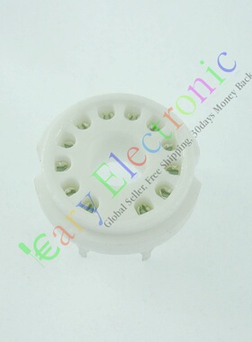 全新12脚PCB陶瓷电子管镀银GZC12-Y管座适用9MN8/8AC9 50CA10等