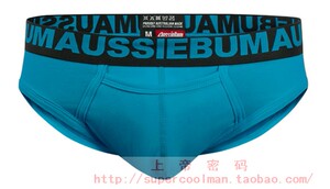 四件包邮 AUSSIEBUM澳洲男士内裤 低腰纯棉三角裤 U凸囊袋设计 囊