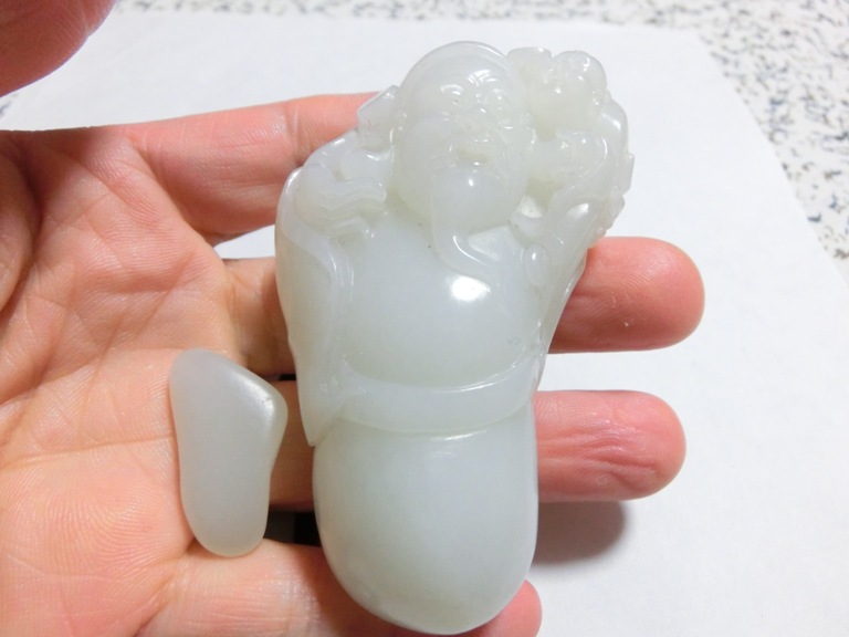 财神男款玉器手把件