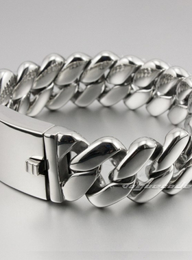 摇滚风钛钢饰品手链包邮