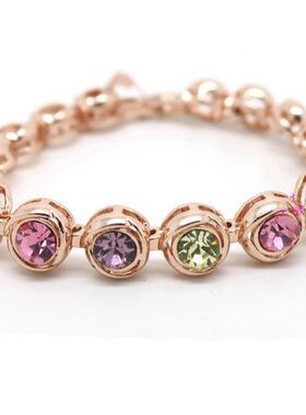 威妮华正品比拉彩色送水晶手链