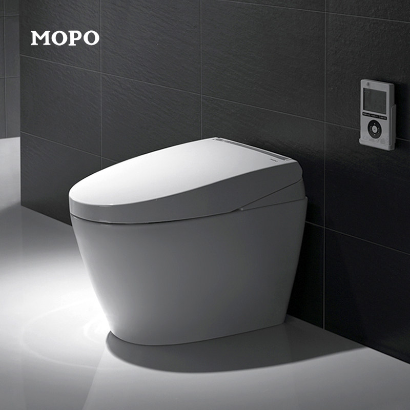 mopo/摩普2003全自动翻盖一体智能坐便器 即热式智能马桶座便器