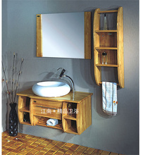 欧式美式橡木浴室柜组合实木卫浴柜洗脸盆柜组合洗手盆组合XM225
