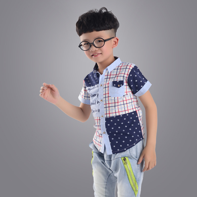 Chemise garcon à manche courte - Ref 2077473 Image 29