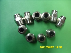 。直销中意合资 全金属气动接头PC10-03 现货耐用