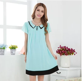 Tang Mian mùa đông mùa thu và mùa đông kéo nhung dày thai sản dress cho con bú kích thước lớn tháng ăn quần cotton dịch vụ nhà phù hợp với