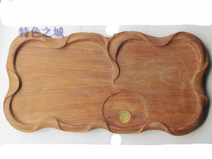 红木茶盘整块实木 花梨木茶盘茶海茶台 花梨木茶盘 功夫茶盘大号